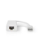 Nedis CCGB60950WT02 USB hálózati adapter, USB 2.0 - RJ45, 100 Mbps