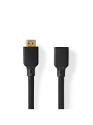 Nedis CVGP35090BK20 ultra HDMI 2.1 hosszabító (toldó) kábel, 8K@60Hz, 48 Gbps, 2 m (Playstation 5 és XBOX X konzokhoz)