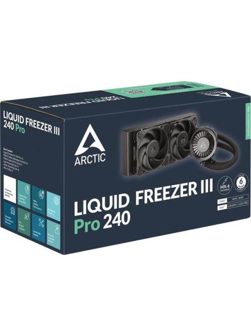 ARCTIC COOLING CPU hűtő Liquid Freezer III Pro 240 (vízhűtés), Univerzális