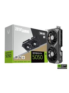   ZOTAC Videokártya PCI-Ex16x nVIDIA RTX 5050 TWIN EDGE OC 8GB GDDR6 OC