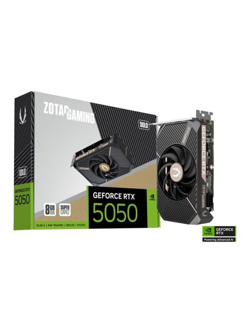 ZOTAC Videokártya PCI-Ex16x nVIDIA RTX 5050 SOLO 8GB GDDR6 OC