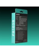 AVAX Powerbank USB-C 20W 10000mAh, fekete