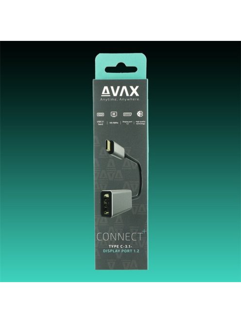 AVAX Átalakító adapter USB-C - Display port