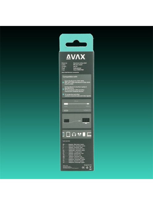 AVAX Átalakító adapter USB-C - HDMI 2.1