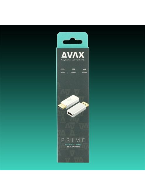 AVAX Átalakító adapter Display port - HDMI 2.1