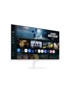 SAMSUNG AI Smart VA monitor 32" M7, 3840x2160, 16:9, 300cd/m2, 4ms, 2xHDMI/3xUSB/USB-C/WiFi/Bluetooth, hangszóró, fehér
