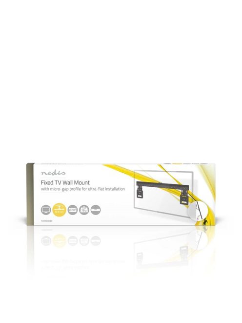 Nedis TVWM5090BK LCD TV / monitor fali tartó konzol, 43-100" Max. teherbírás: 75 kg, faltáv:9,5mm