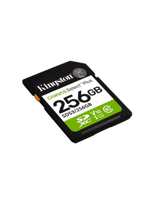 KINGSTON Memóriakártya SDXC 256GB Canvas Select Plus Gen3 150R C10 UHS-I U1 V10