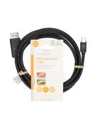 Nedis CCGL37400BK20 mini Displayport1.2 kábel, Display port dugó, 21.6 Gbps, 2m