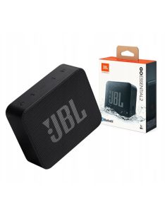  JBL Go Essential 2 horozható bluetooth hangszóró, IP 67, por és vízálló, 5 óra üzemidő, Pro Sound hangzás, Fekete