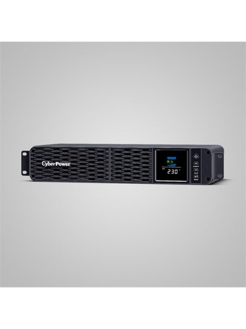 CYBERPOWER UPS 8xIEC C13 ,1xUSB 1200VA 720W Aktív PFC, színuszus szünetmentes,LINE-INTERAKTÍV, AVR, színes LCD, rack