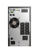 iPOWER UPS, 3000VA, 3000W, 8x IEC C13 + 1x  C19 SNMP/USB/RS-232, szünetmentes tápegység, LCD kijelző, AVR, online, tower
