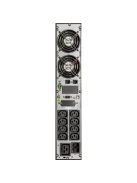 iPOWER UPS, 3000VA, 3000W, 8x C13 + 1x C19, SNMP/USB/RS-232,szünetmentes tápegység, LCD kijelző, AVR, online, Rack/Tower