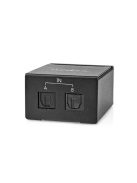 Nedis ASWI2512BK digitális audio kapcsoló 2x Toslink