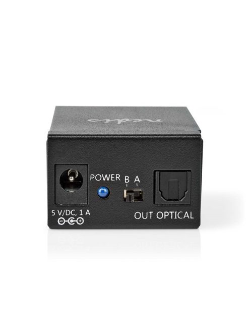 Nedis ASWI2512BK digitális audio kapcsoló 2x Toslink