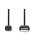 Nedis CCGL60500BK30 USB 2.0  USB-A dugó  - USB Micro-B dugó  11 W 480 Mbps, 3m