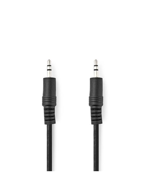 Nedis CAGL22000BK100 sztereo audio kábel, 3,5 mm jack dugó - 3,5 mm jack dugó, 10m