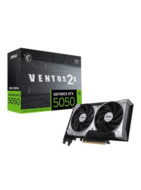 MSI Videokártya PCI-Ex16x nVIDIA RTX 5050 VENTUS 2X 8GB DDR6 OC