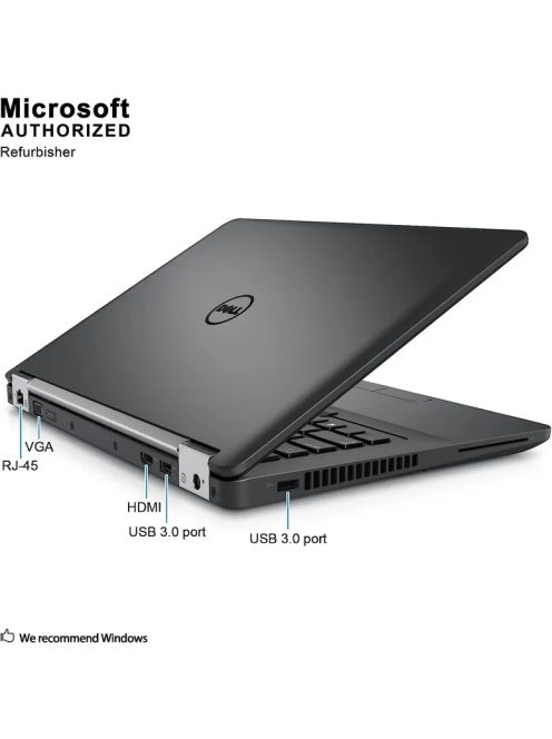 Dell Latitude E5470 / i5-6300U / 8GB / 500 HDD / CAM / HD / EU / Integrált / A /  használt laptop