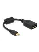 Delock Mini Displayport-Displayport átalakító 15 cm