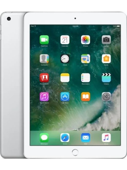 Apple iPad 9.7 (2017) Wi-Fi+Cellular 32GB Ezüst (AB) (Használt Artisjus - Kártyafüggetlen)