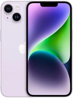   Apple iPhone 14 128GB Lila (0 perces Artisjus - Kártyafüggetlen)