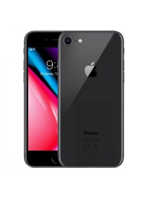 Apple iPhone 8 64GB Fekete (B) (Használt Artisjus - Kártyafüggetlen)