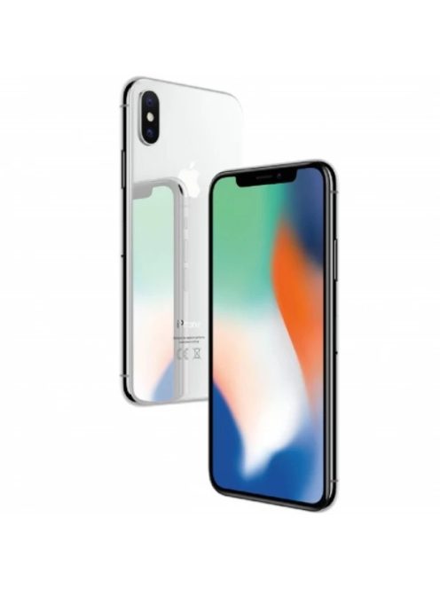 Apple iPhone X 64GB Ezüst (A) (Használt Artisjus - Kártyafüggetlen)