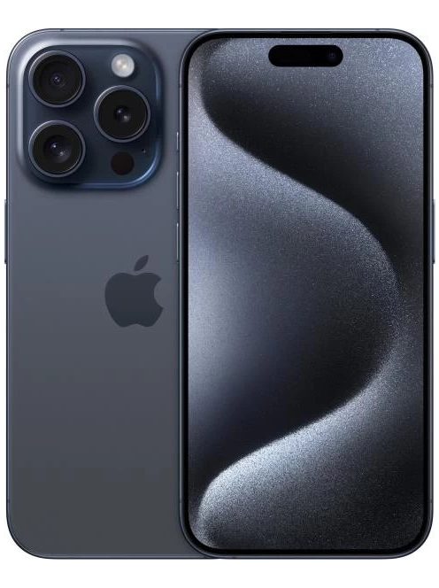 Apple iPhone 15 Pro 128GB Blue Titanium (0 perces Artisjus - Kártyafüggetlen)