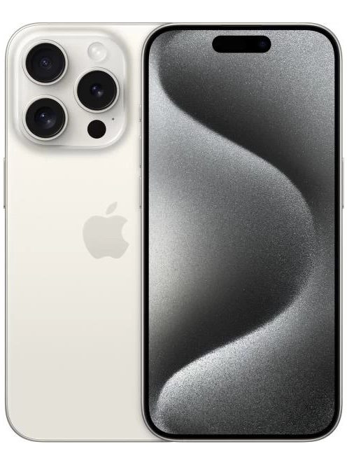 Apple IPhone 15 Pro 128GB White Titanium (0 perces Artisjus - Kártyafüggetlen)