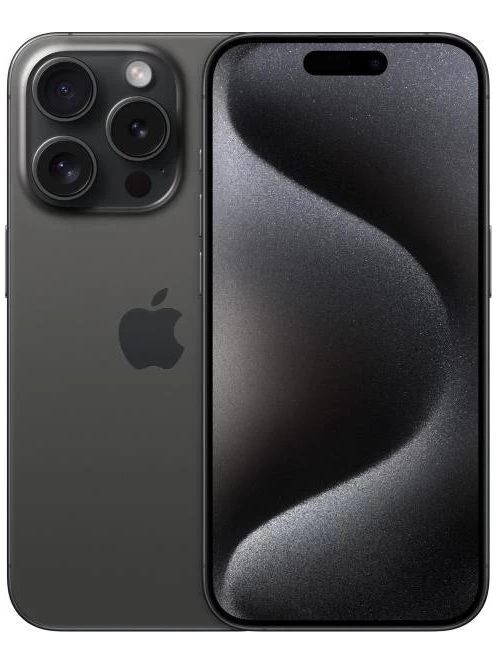 Apple IPhone 15 Pro 256GB Black Titánium (0 perces Artisjus - Kártyafüggetlen)
