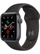 Apple Watch S5 44mm Space Gray Alu Black Sport Band GPS (A) használt okosóra