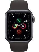 Apple Watch S5 44mm Space Gray Alu Black Sport Band GPS (A) használt okosóra