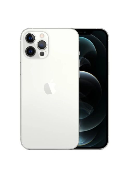 Apple használt iPhone 12 Pro Max 128GB Ezüst mobiltelefon