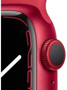 Apple Watch S7 41MM Red Alu. GPS+Cellular Red Sport Band (A) használt okosóra