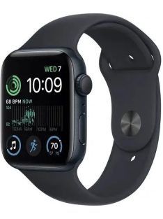   Apple Watch SE 2022 GPS 44mm Midnight Alu Case With Sport Band Midnight (A+) használt okosóra