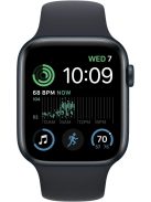 Apple Watch SE 2022 GPS 44mm Midnight Alu Case With Sport Band Midnight (A+) használt okosóra