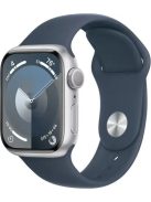 Apple Watch S9 45mm Silver Alu.Blue Sport Band GPS S/M okosóra