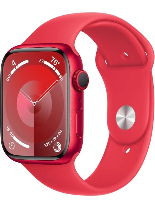 Apple Watch S9 45mm Red Alu. Red Sport Band S/M GPS okosóra