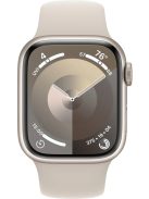 Apple Watch S9 41mm Starlight Alu.Starlight Sport Band M/L GPS okosóra