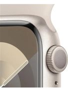 Apple Watch S9 41mm Starlight Alu.Starlight Sport Band M/L GPS okosóra