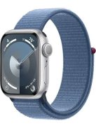 Apple Watch S9 41mm Silver Alu.Winter Blue Sport Loop GPS okosóra