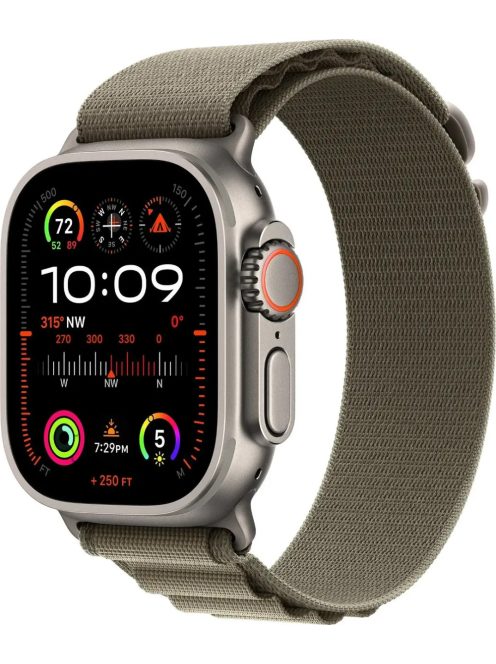 Apple Watch Ultra 2 49mm Titanium Olive Alpine Loop M okosóra