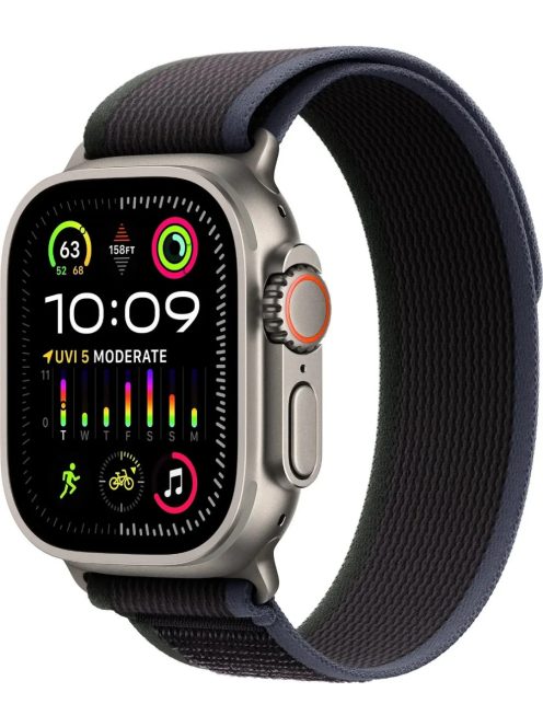 Apple Watch Ultra 2 49mm Titanium Blue/Black Trail Loop M/L okosóra