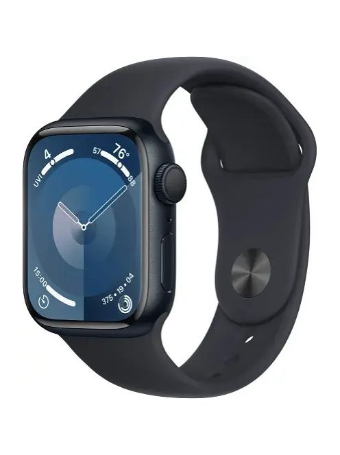 Apple Watch S9 41mm Midnight Alu. Midnight Sport Band S/M okosóra