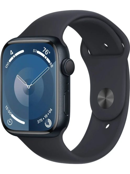 Apple Watch S9 45mm Midnight Alu. Midnight Sport Band M/L okosóra