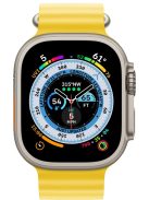 Apple Watch Ultra 49mm Cellular Titanium Yellow Ocean Band (A+) használt okosóra