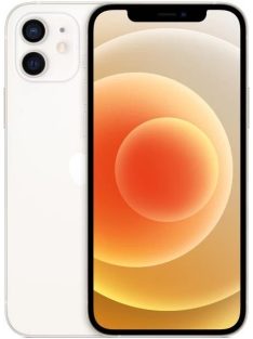 Apple használt IPhone 12 64GB Fehér mobiltelefon