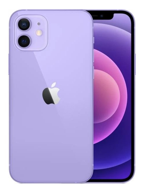 Apple használt iPhone 12 64GB Lila mobiltelefon