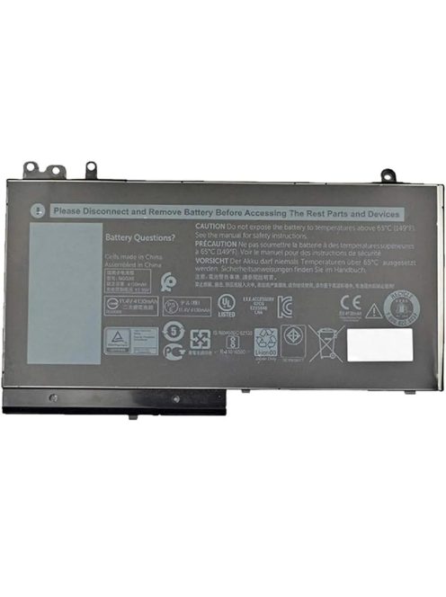 Akkumulátor Dell Latitude E5270 E5470 E5570 11.4V 3000mAh Utángyártott laptop akkumulátor